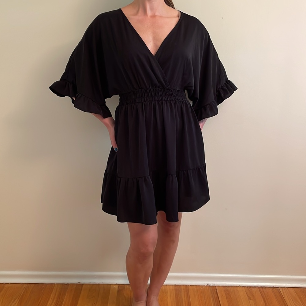 Black Flared Dress